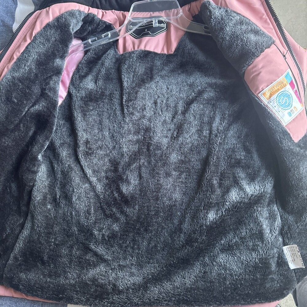 Moerden Pink Black Fleece Lined Unco & Boror Vator 189 Waterproof Jacket Size S - Picture 7 of 10